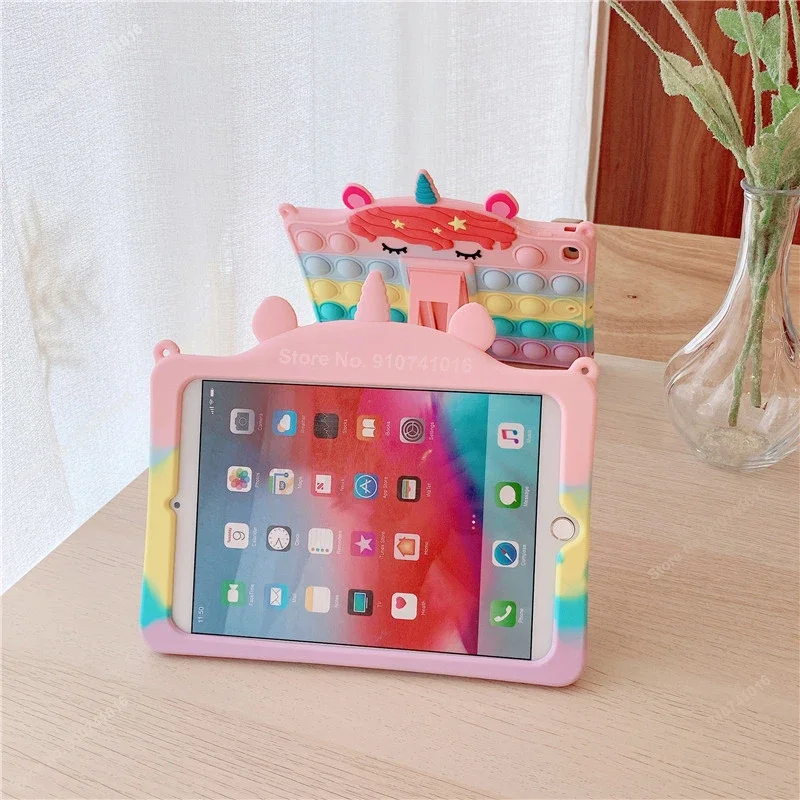 Case For iPad 5th 6th 9.7 2017 2018 10.2 7th 8th 9th 10th Gen 10.9 2022 Pro 11 2024 Kids Cover For iPad Air Mini 2 3 4 5 6 Case