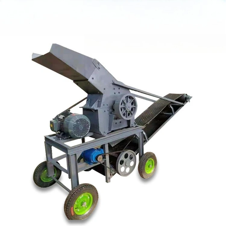 

Mobile, crusher, small, slag, glass, pulverizer, coal gangue