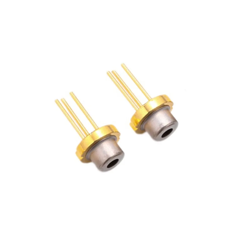 100 pcs 5.6mm LD red laser diode 650nm 5mw 2.2V with PD brightness uniformity TO-18 industrial grade laser head 3p