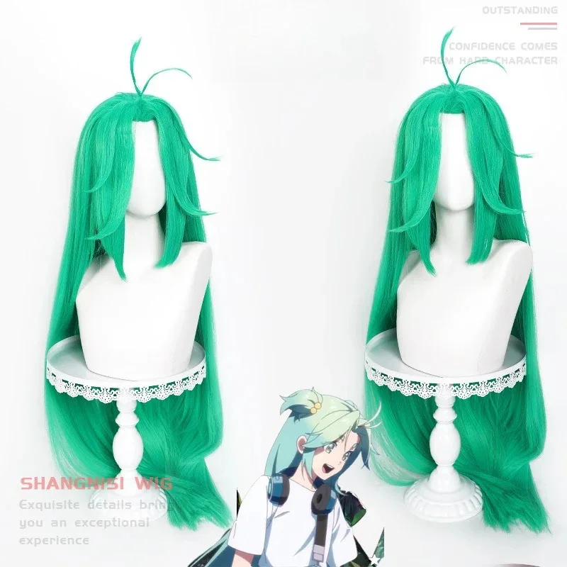 2025 22 anime para ser herói x sorte ciano cosplay peruca verde cabelo longo festa de halloween para mulheres meninas carnaval role play cos adereços