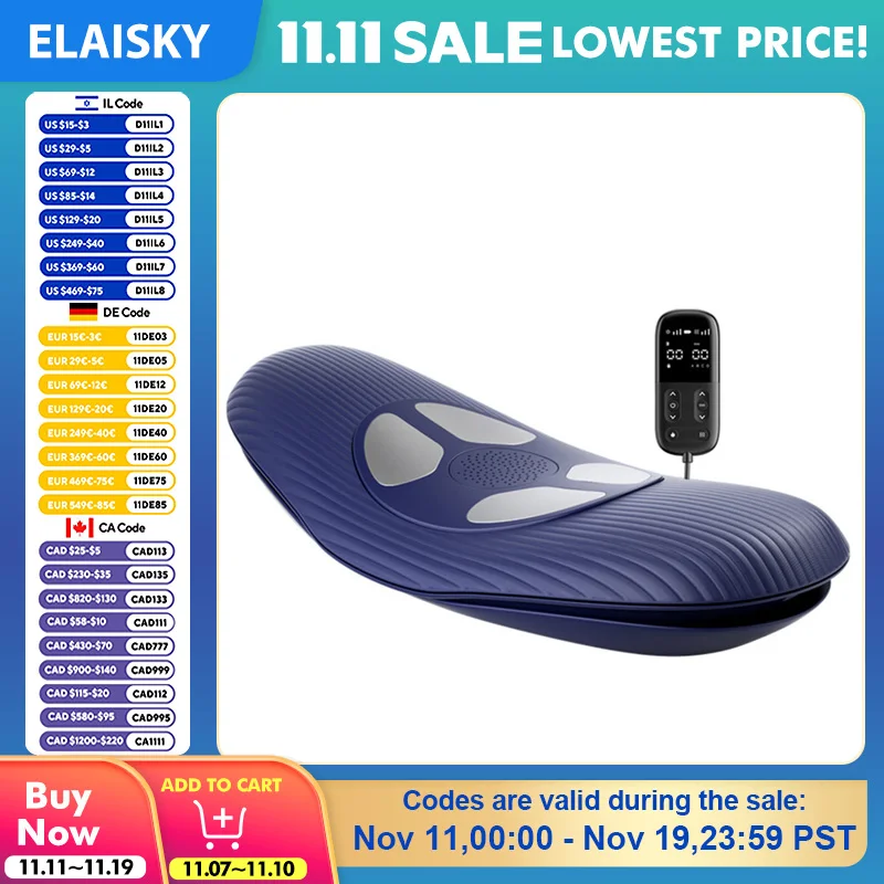 

Новый интеллектуальный поясничный массажер с тягой кривизны и подогревом для облегчения усталости поясничного отдела позвоночника, растяжитель талии при болях ишиаса