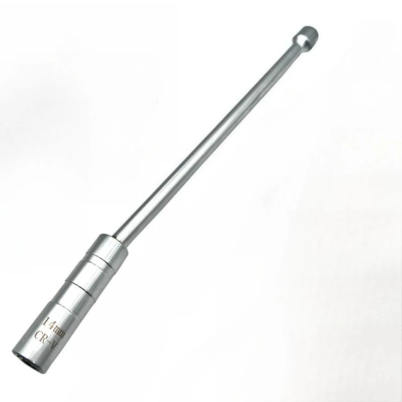 

14mm Drive Universal Joint Spark Plug Socket - 14mm Ultra-Thin Magnetic Spark Plug Wrench, Extra Long Spark Plug Removal Tool