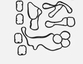 1set Car Oil Filter Housing Gaskets For Bmw Cooler & Heat Exchanger N47n N47s N57n N57s Oil Filter Housing Gasket Car Accessorie