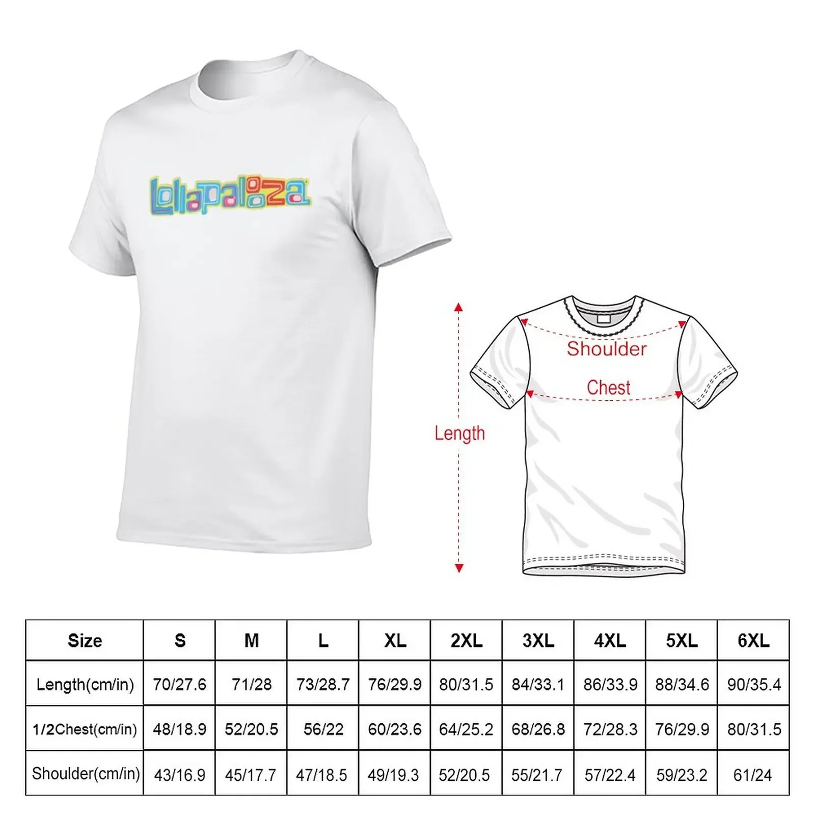 New lollapalooza 2023 T-Shirt boys whites animal prinfor boys oversizeds plus size men clothing