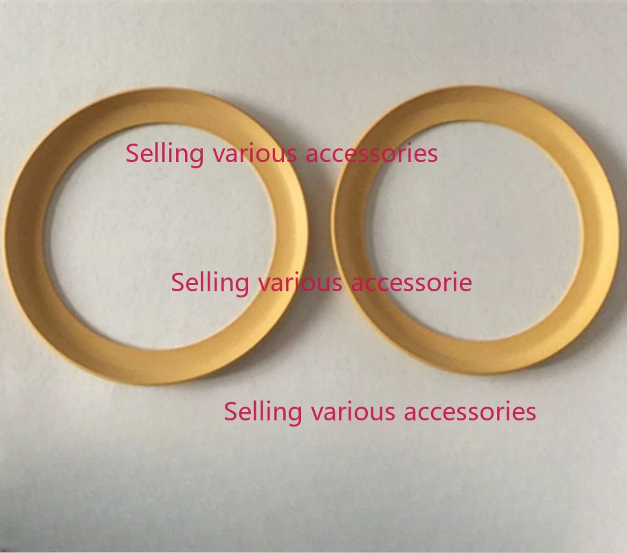 2PCS Oil-free Air Compressor Accessories Piston Rings Leather Bowl