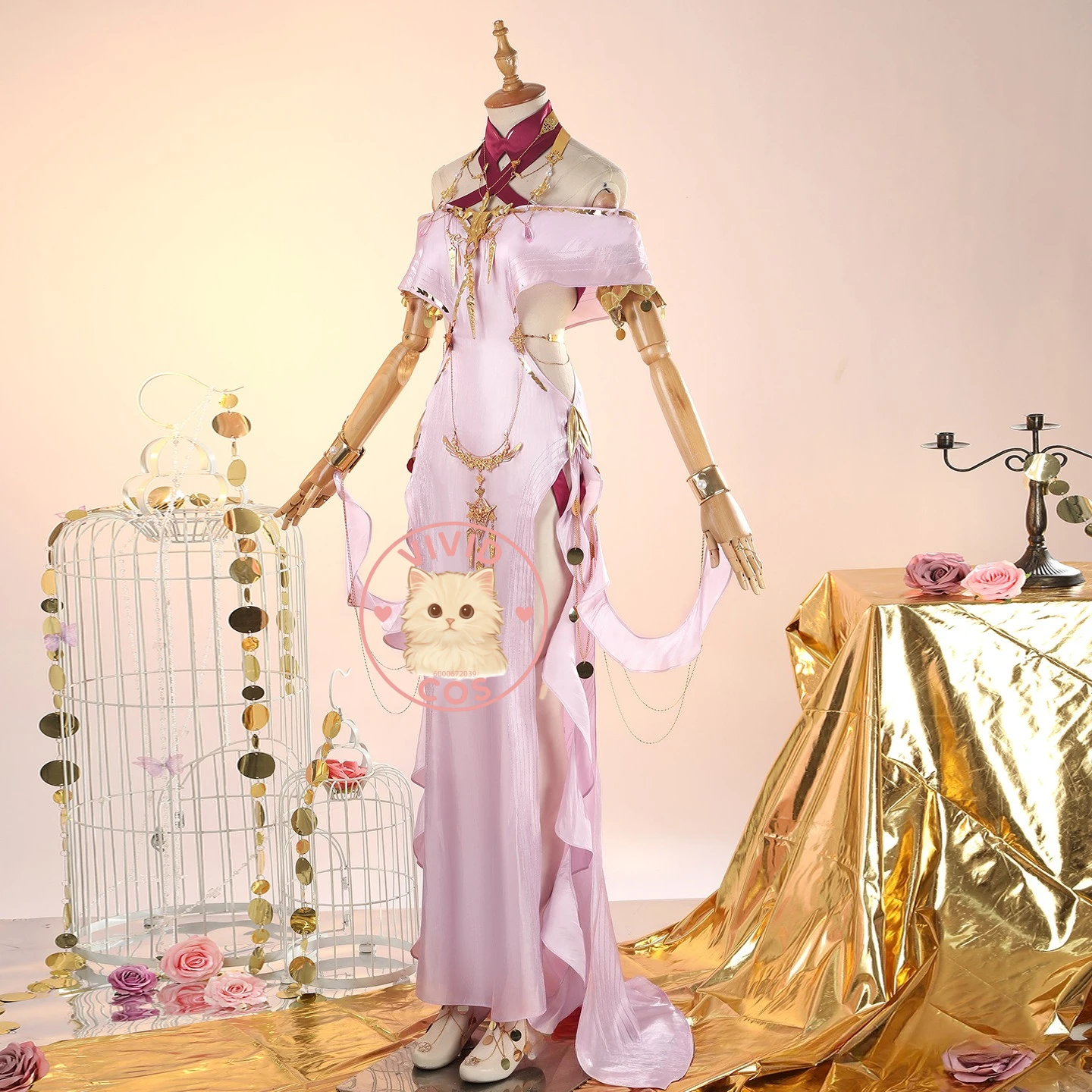 Top Game Path To Nowhere Cosplay Costume Anime Demolia Role Playing Pink Dress Full Set Women Comic Con Halloween Party Suits