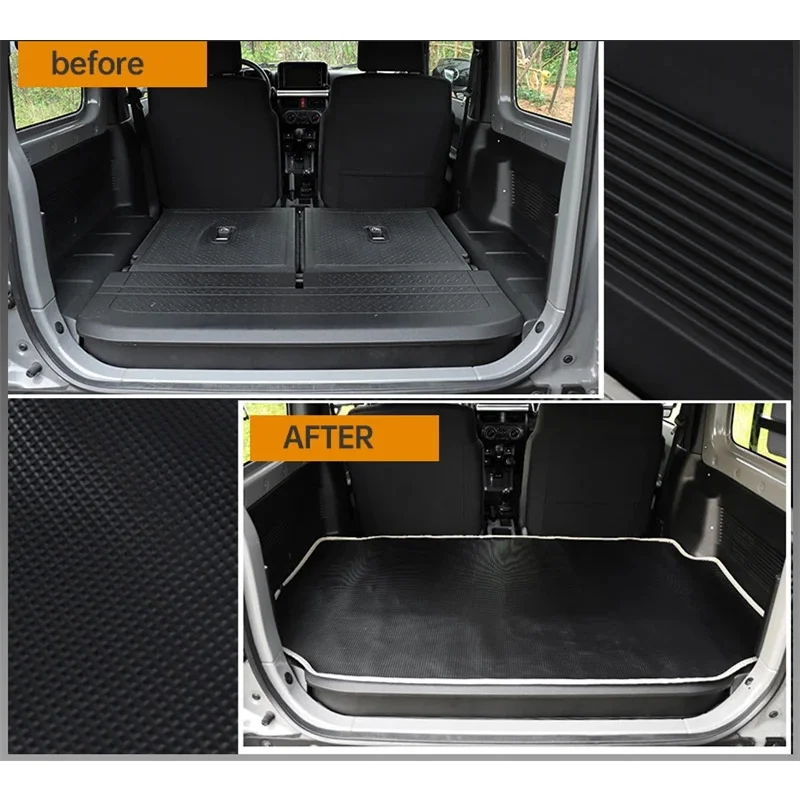 Luggage Mat for Jimny Sierra 2018-2022 JB64 JB64W JB74 JB74W Cargo Boot Liner Tray Rear Trunk Floor Mat For Suzuki