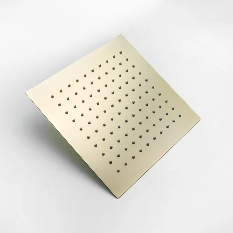 نحى الحمام العلوي السقف شنت دش الذراع والرأس رقيقة جدا الأمطار الرش سبار 8/10/12 ''رأس دش مربع