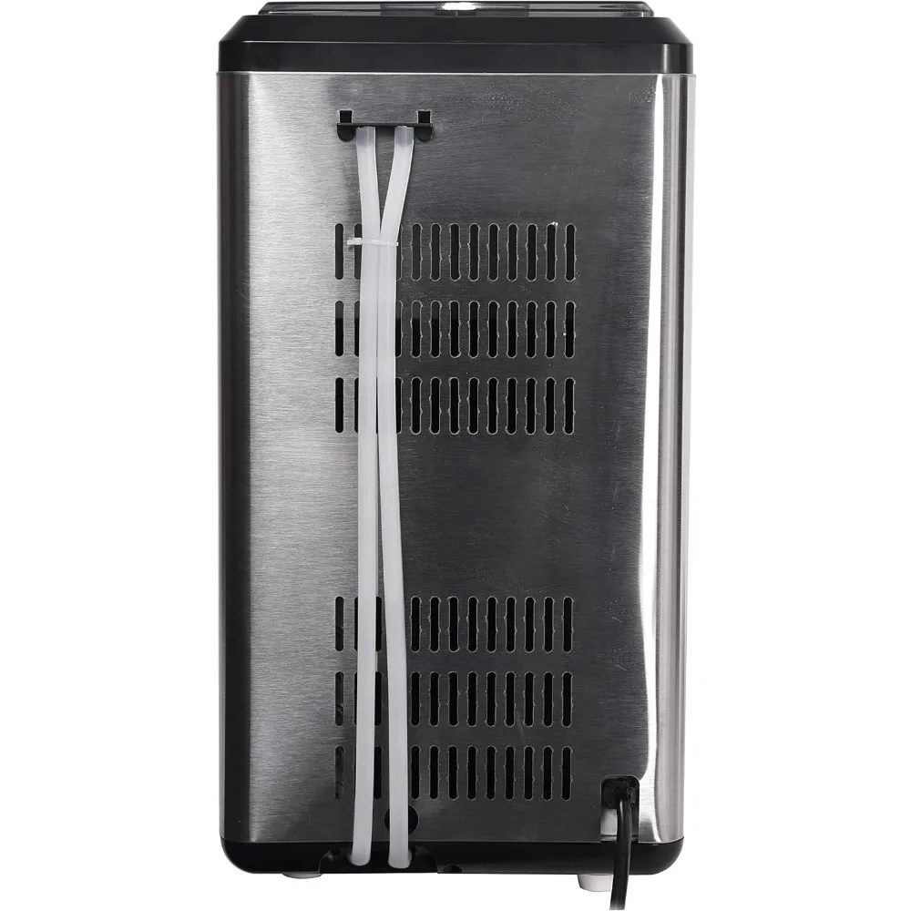 Bancada Crocante Nugget Mastigável Ice Maker, Função Auto Limpeza, 44lbs por Dia