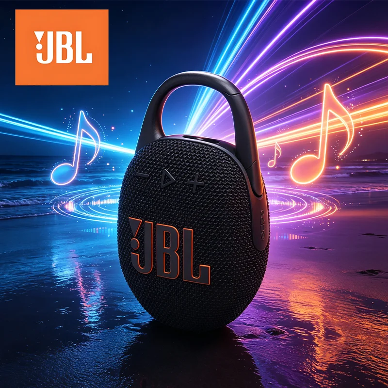 JBL CLIP5 Portable Outdoor Clip Speaker For Beach Shower Bike And Home