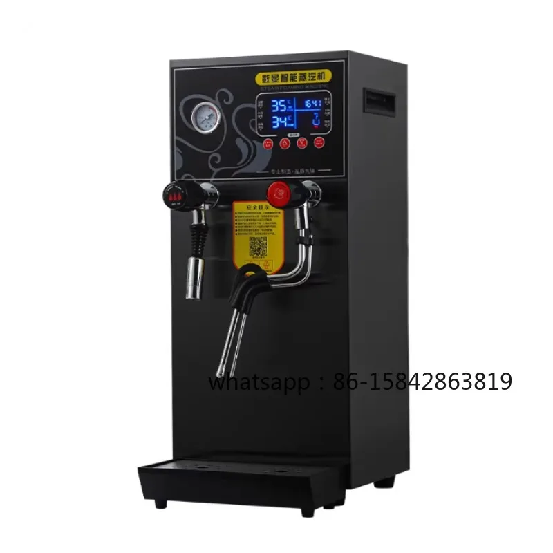 12L Electric Boiling Water Machine Commercial Milk Frother Steam Boiling Water Dual-purpose Machine Milk Foam Machine