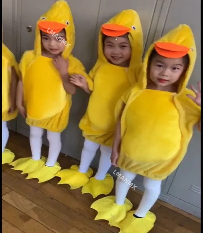 children's-cartoon-animal-performance-costume-duckling-performance-costume-chick-dance-costume-kindergarten-baby-costume