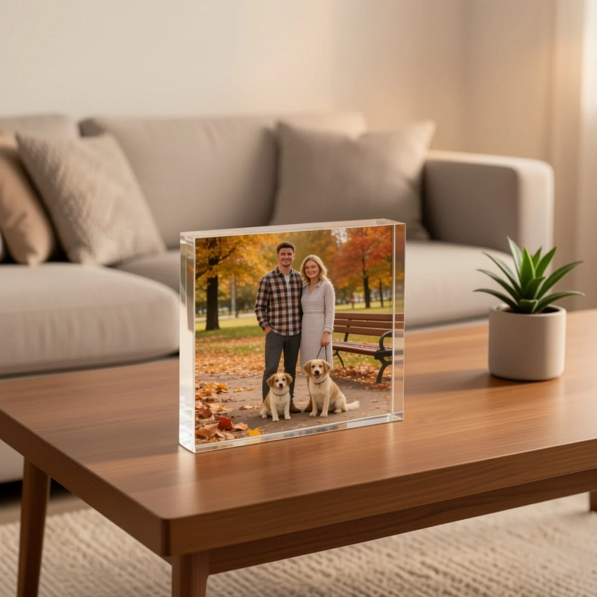 Custom Acrylic Photos—Unique Decor Pieces for the Home or Pet Spaces—Make Special Gifts and Decorations for Couples or Friends.