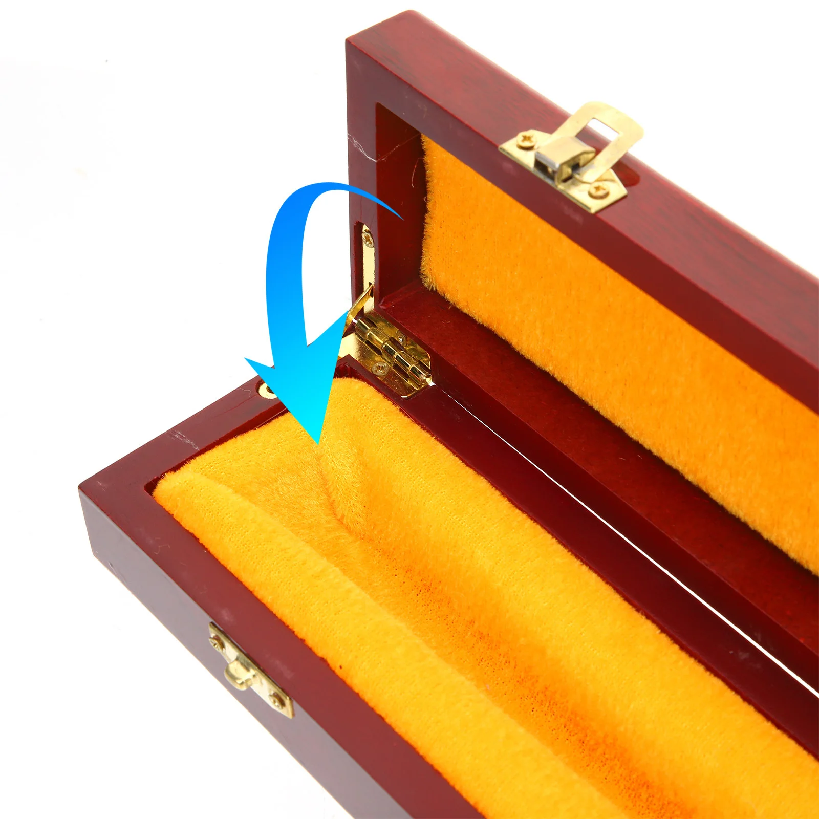 

Chinese Style Wooden Folding Fan Storage Box Vintage Design Decorative Tassel Fan Holder Multi-Function Organizer for Home