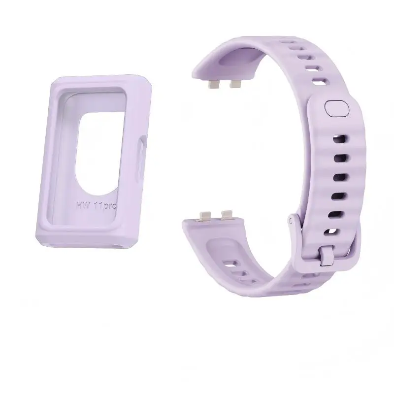 Official Strap +Soft Hollow Case for Huawei Band11Pro/11 SmartWatch Bracelet for Huawei Band11/11Pro NFC Replacement Accessories