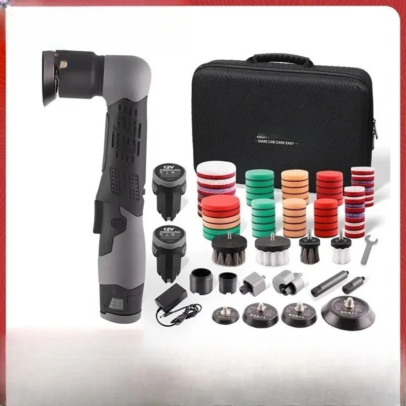 Wireless detail polisher AB post / car mark paint scratch repair straight / eccentric spot polishing machine toothbrush machine
