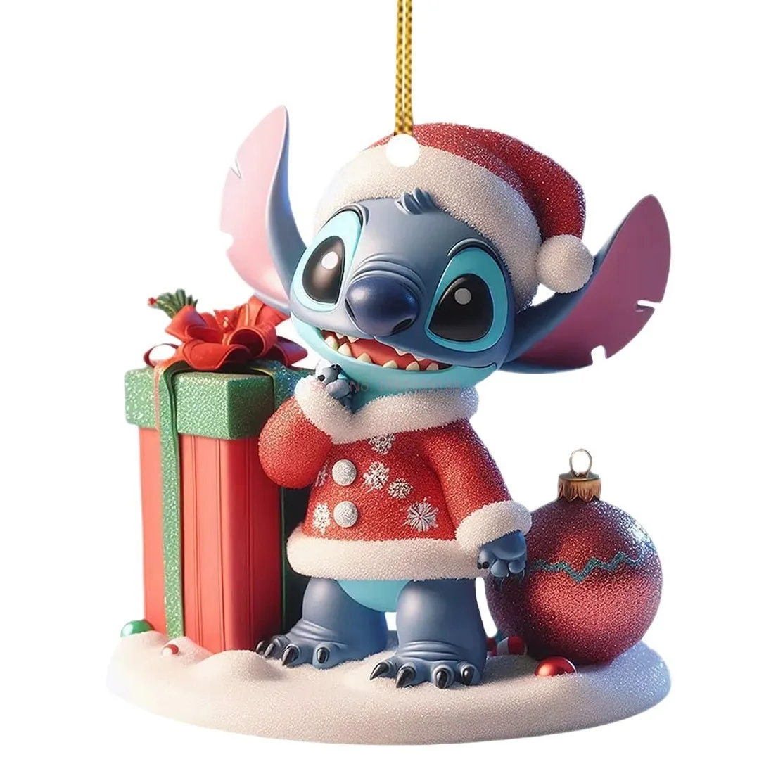 Neue Heiße Stich Acryl Weihnachtsbaum Anhänger Kawaii Weihnachten & Halloween Ornament Schlüsselanhänger 2d Flache Desktop Decor Weihnachten Geschenke