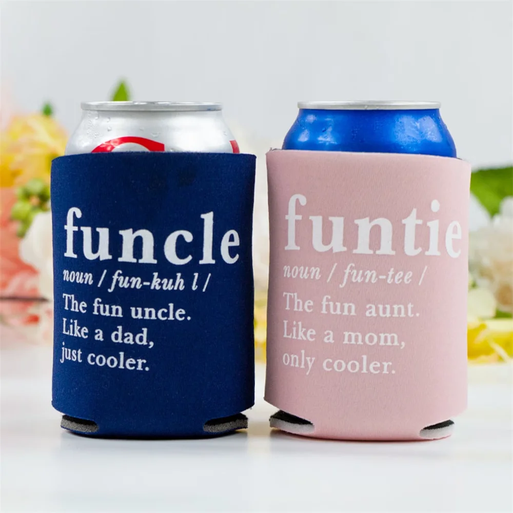 

Funtie Can Coolers, Funcle Can Coolers, Can Coolers for Auntie, Aunt Can Coolies, Uncle Can Coolies, Gift for Aunts, Gift for