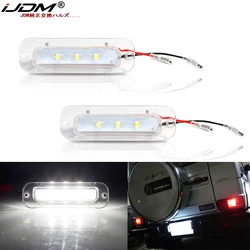 Car Xenon White LED License Plate Light For 1990-2012 Mercedes-Benz W463 G500 G550 G55 AMG License Plate Light,Canbus Error Free