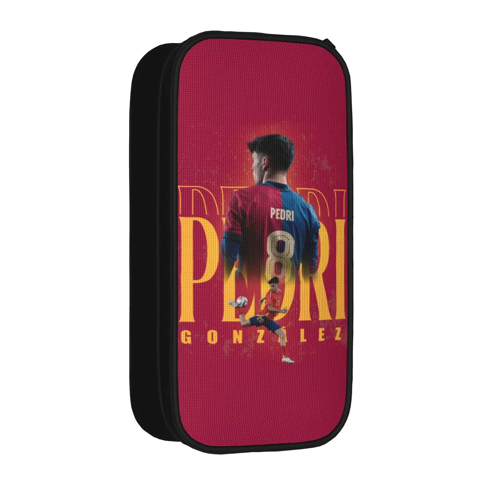 estojos-de-lapis-pedri-espanha-lindos-estojos-de-futebol-com-numero-8-bolsa-para-canetas-grande-capacidade-material-escolar-presentes-para-meninas-e-meninos