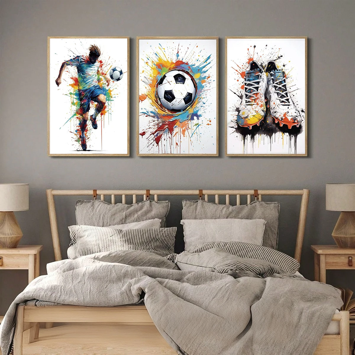 Football Themed Decorative Pai - Sports Equipment Store ulasan dan harga