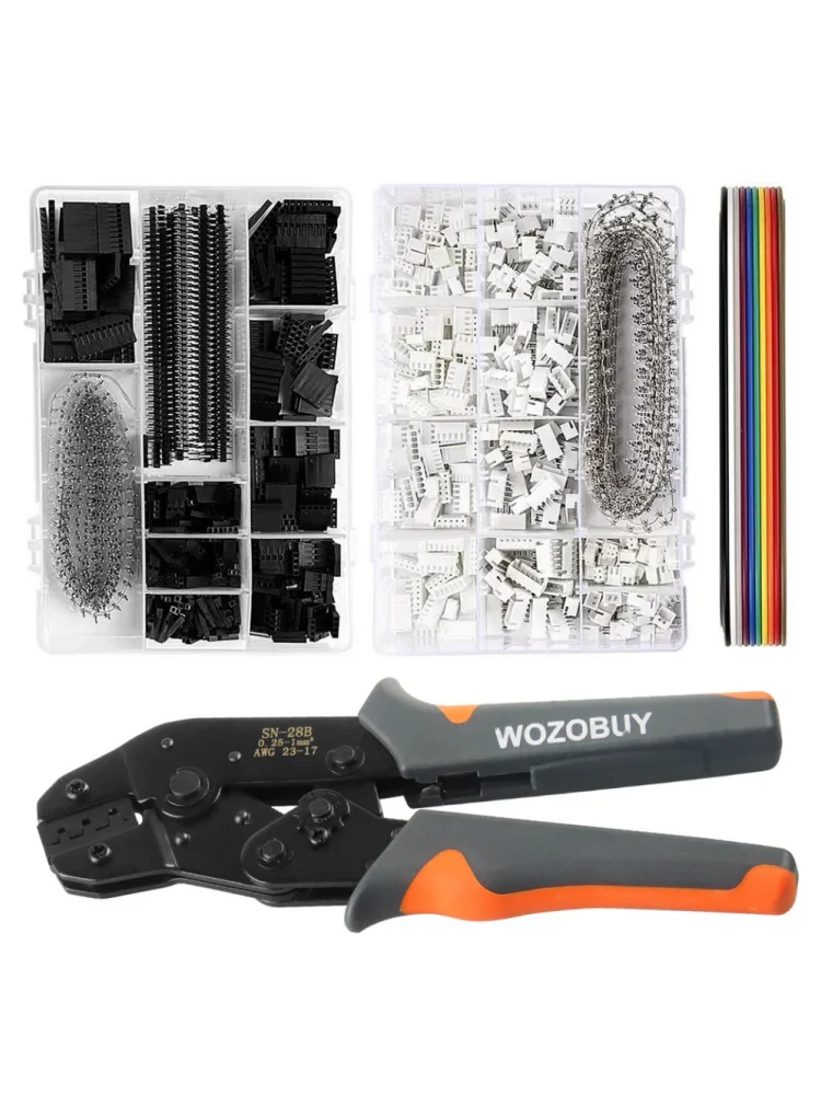 Pince à sertir pour broche micro-connecteur ou kit d'outils de sertissage, pince à sertir AWG23-17 pour la série JST, Dupont, Molex, AMP EI