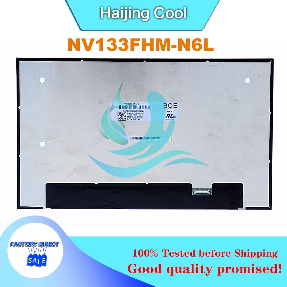 

13.3 inch LCD screen panel NV133FHM-N6L N133HCE N133HCE-GT3 NV133FHM N6L Laptop LCD Screen Panel Matrix 1920*1080 EDP 30 PINS