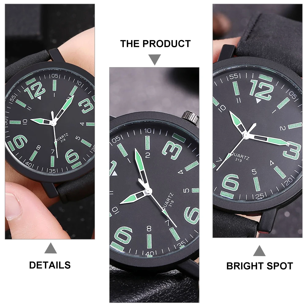 

Digital Watch Mens Quartz Wristwatch Silver Metal Case Adjustable Strap Lightweight Simple Design Watches Accessories Gift