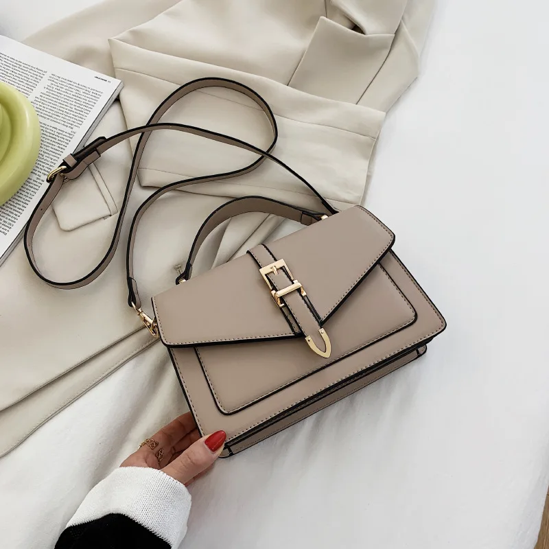 New Casual Women's Bag Fashion All-in-one Shoulder Bag Crossbody Bag Simple Multi-purpose Textured Women's Handbag 2023
