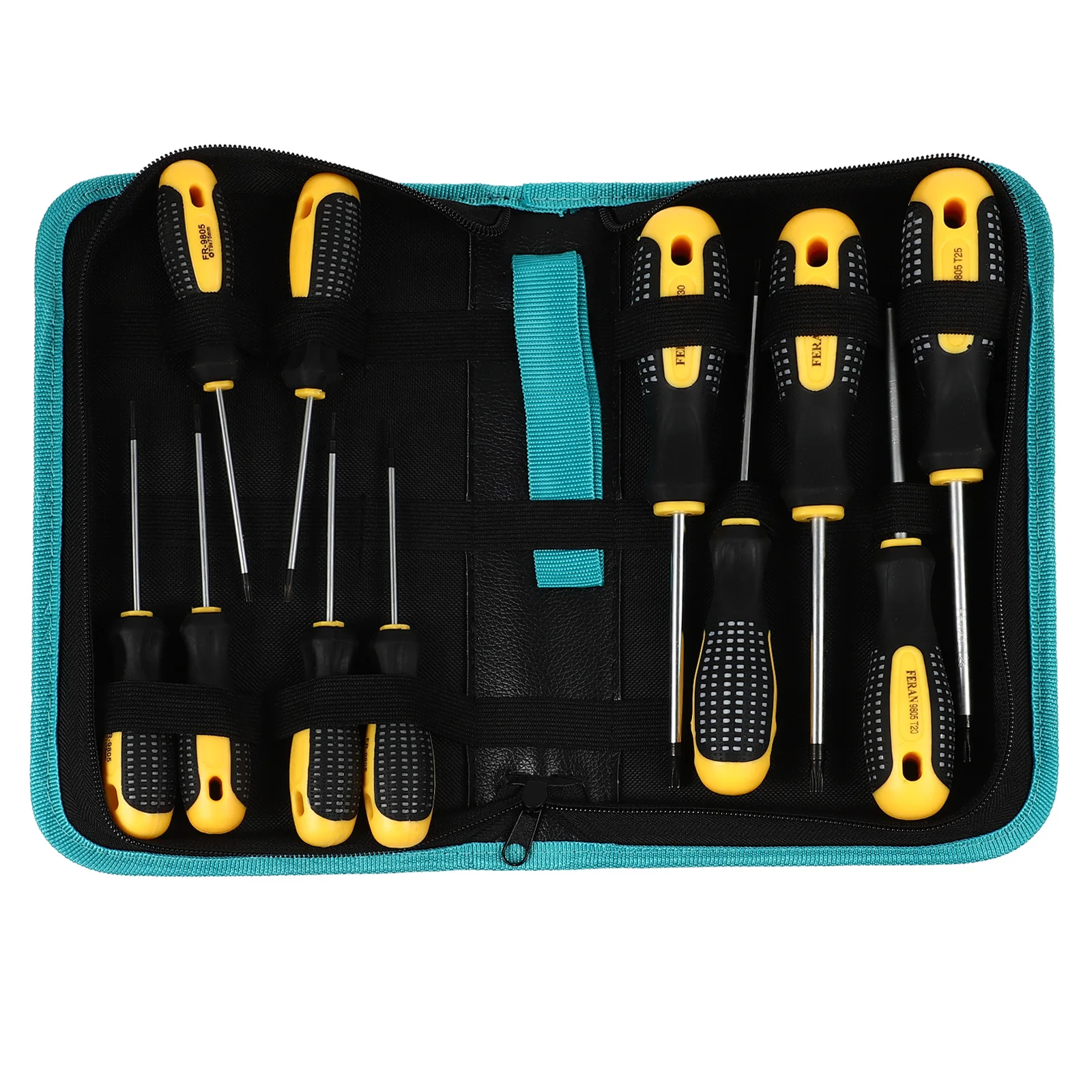

1 Set Professional Screwdriver Set Chrome Vanadium Alloy Steel Repair Tool Auto Car Manual Use Compact Ergonomic Handle