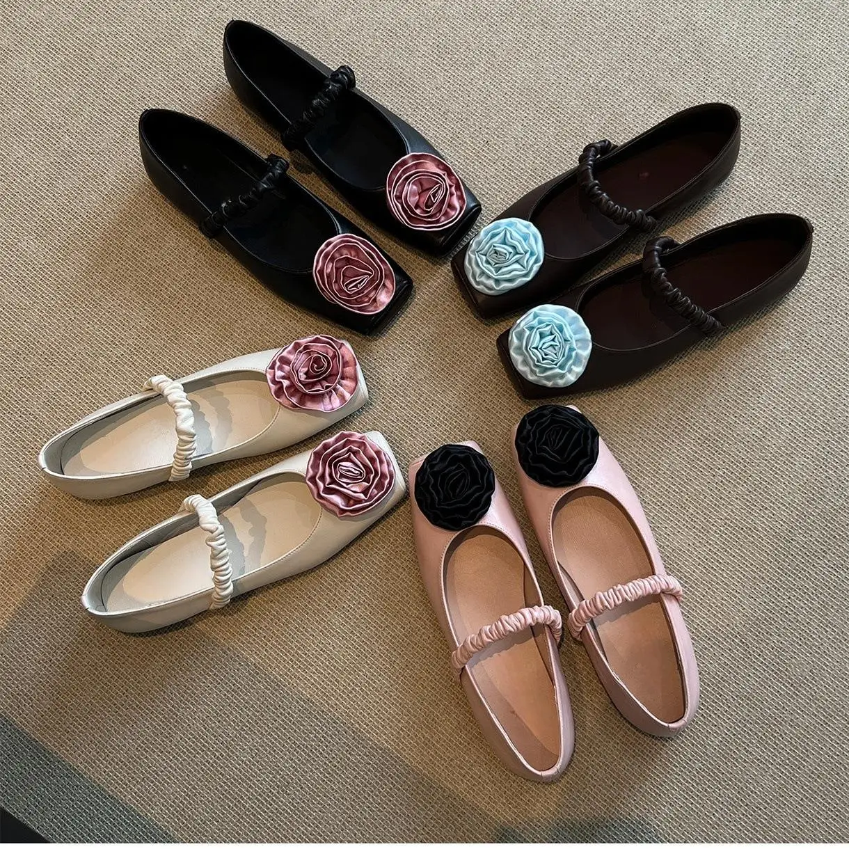 women's-flat-bottom-mary-jane-shoes-leather-version-spring-new-style-gentle-evening-single-shoes-soft-mouth-retro-flowers