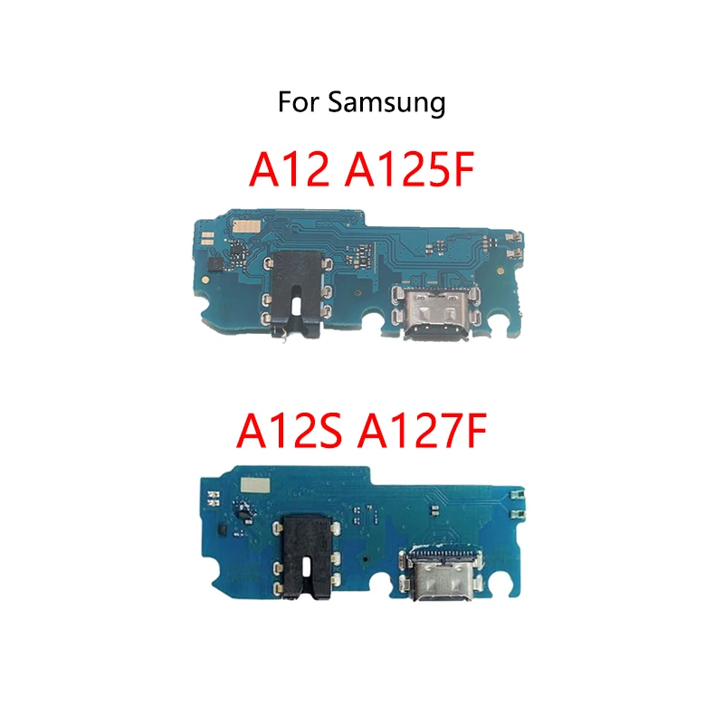 USB Charge Dock Port Socket Jack Plug Connector Flex Cable For Samsung Galaxy A12 A125F A12S A127F Charging Board Module