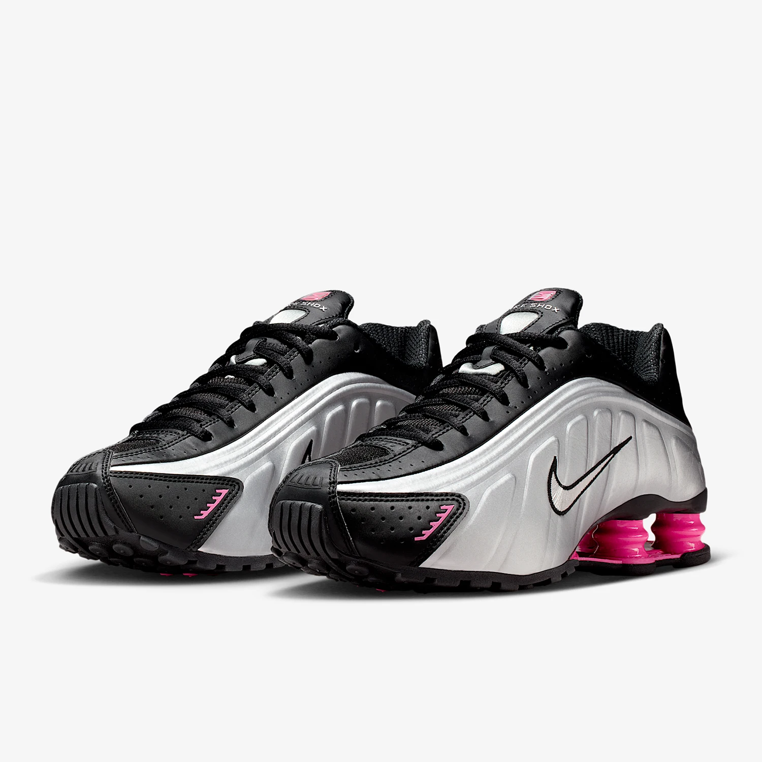 Nike Authentic Shox R4 Zapatos deportivos resistentes al desgaste con amortiguación de columna de aire para mujer AR3565-012
