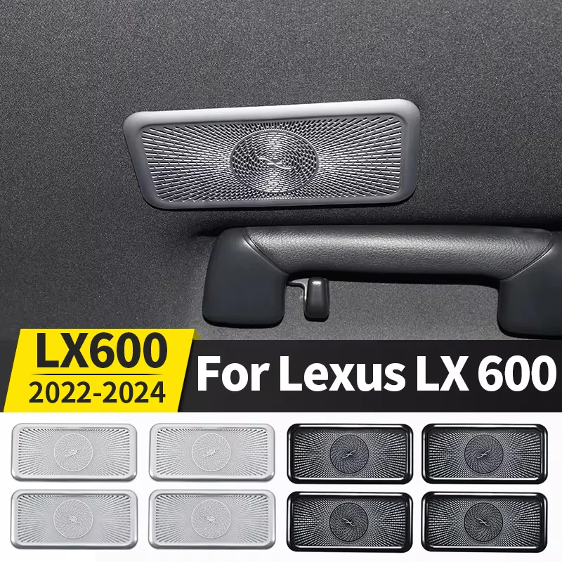 

For 2022 2024 Lexus Lx600 Roof Loudspeaker Horn Frame LX 600 Interior Upgraded Stainless Steel Accessories Modification