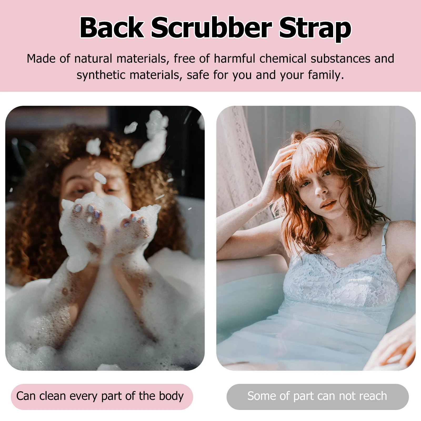 

Exfoliating Bath Towel Natural Fiber Shower Scrubber For Deep Cleaning Smooth Skin Back Wash Tool Bathing Accessory