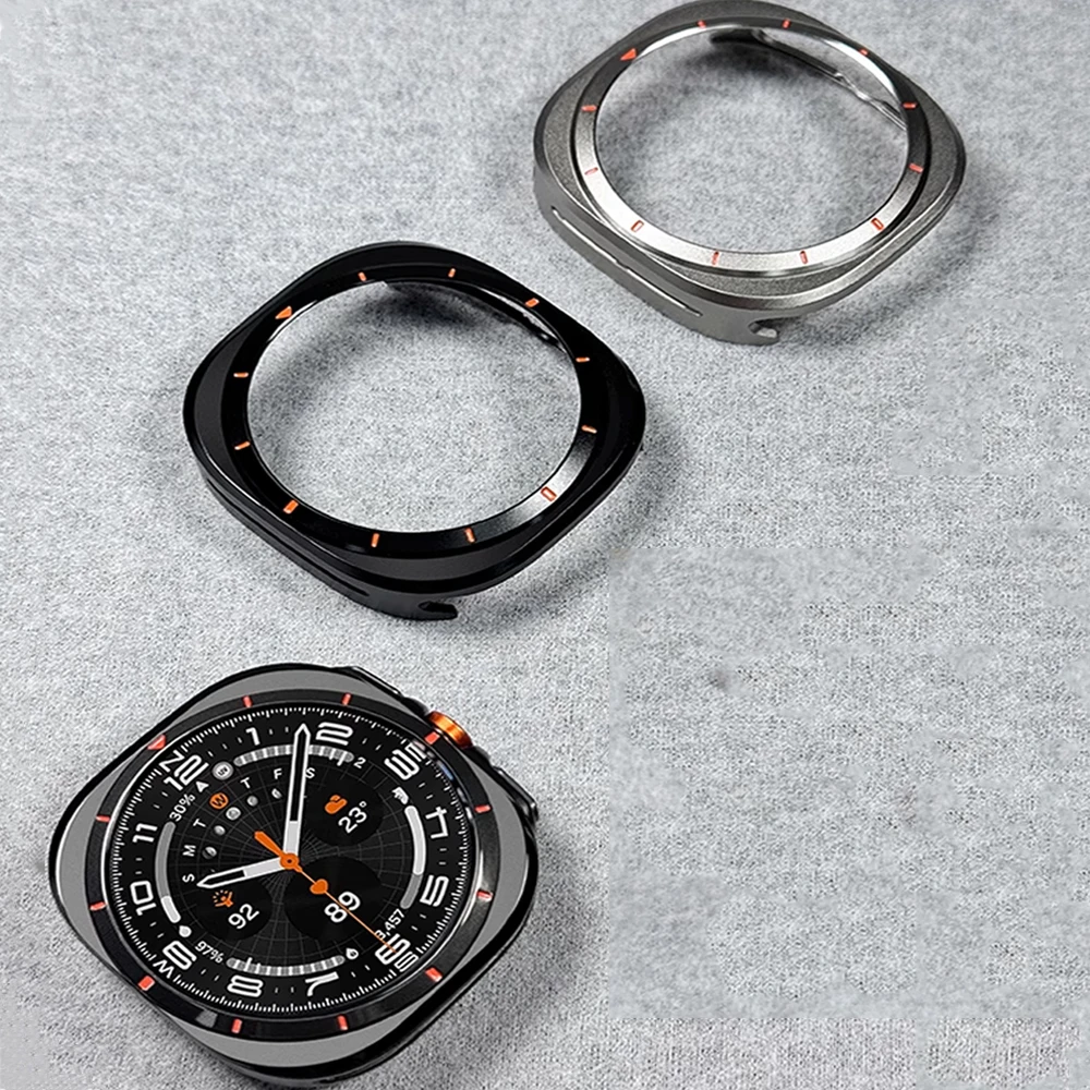 Screen protector for Samsung Galaxy Watch Ultra Case 47mm Accessories Hard PC Frame Protective Bumper Galaxy Watch Ultra cover