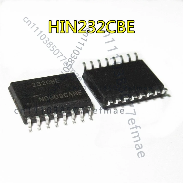 For 10PCS HIN232CBE 232CBE SOP16 RS-232 Line Driver Receiver IC New Original