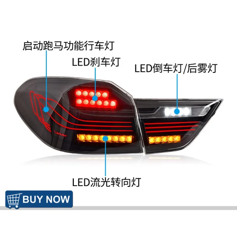 لسيارات BMW X4 F28 2014-2018 مجموعة المصابيح الخلفية للسيارات ترقية تأثير بدء التشغيل سيارة LED غاسل المصابيح الخلفية أدوات الملحقات