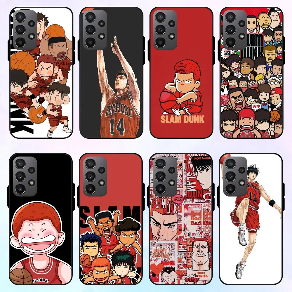 Anime Slam Dunk Phone Case For Samsung Galaxy S22 S23 S30 Note 20 10 Plus Lite FE ULTRA Shell