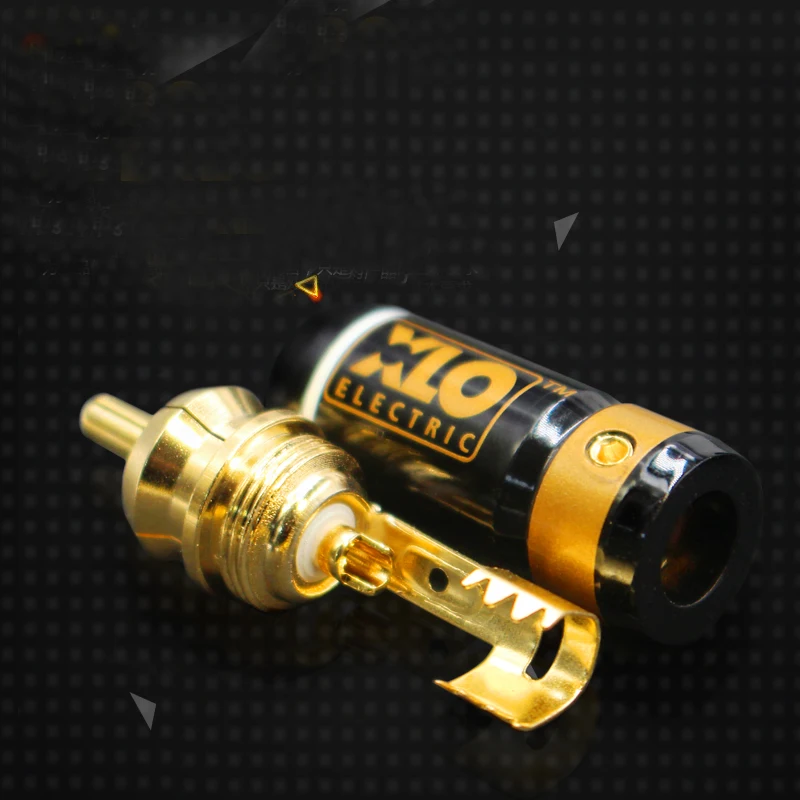 Fil de Signal de Tête XLO RCA Américain, Fiche Annie, Borne de Câblage RCA Plaqué Cuivre Pur, 16 Pièces