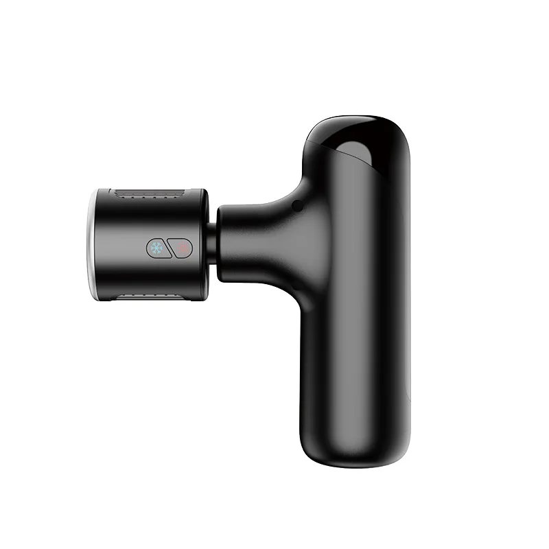 

Mini Massage Gun with Heat and Cold Head Pocket-Sized Deep Tissue Massager Gun Portable Percussion Muscle Massager Gun