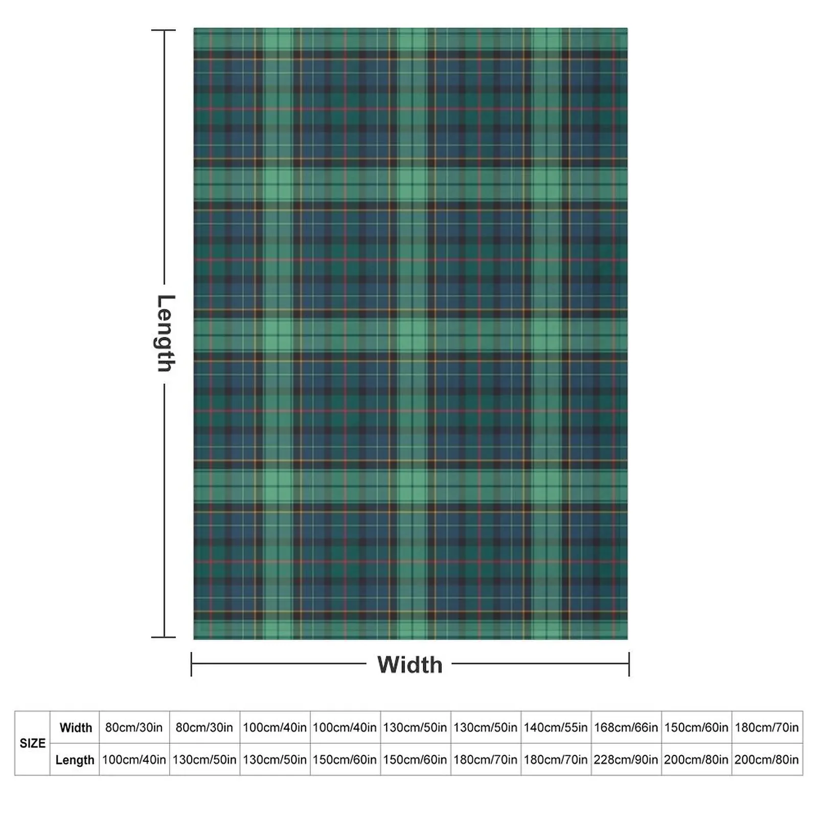 Leinster Green Irish Tartan Throw Blanket Extra Large Throw Bed linens valentine gift ideas christmas gifts Blankets