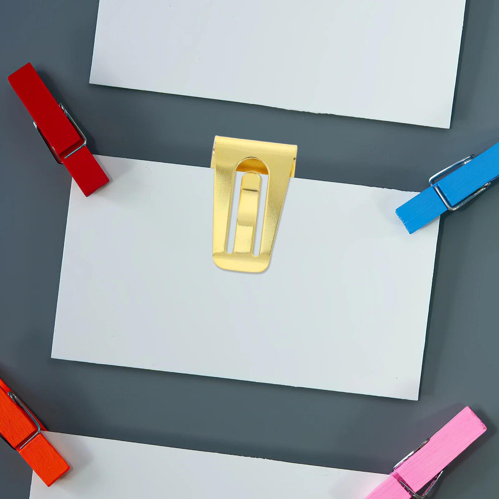 الفولاذ المقاوم للصدأ التسمية متعددة الوظائف المال كليب للمحفظة الأوراق النقدية ملف حامل مُنظِم مكتب استخدام كليب للرجال النساء الصغيرة #5