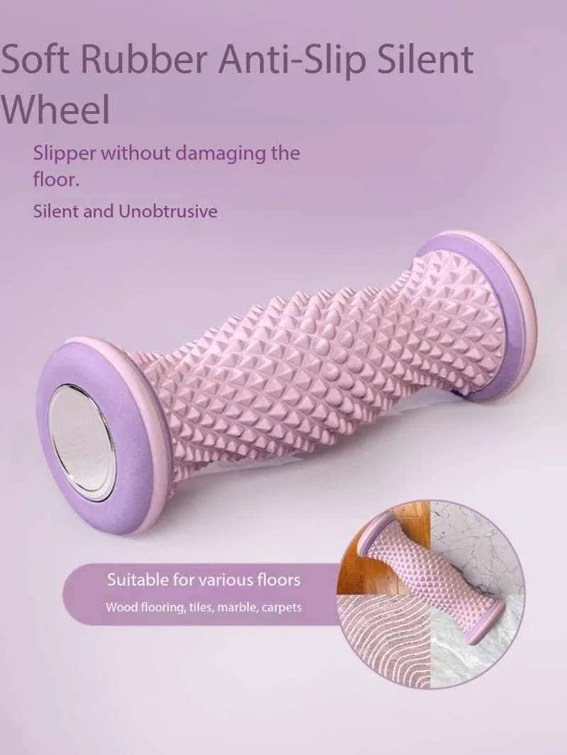 Three dimensional foot massage wheel, fascia ball, foot roller for unblocking and improving flat foot training device