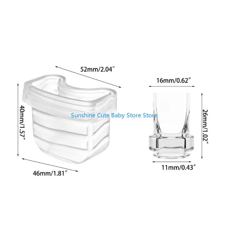 ملحقات مضخة الثدي المصنوعة من السيليكون C5AF، ملحقات مضخة الثدي السيليكونية المريحة التي يمكن ارتداؤها