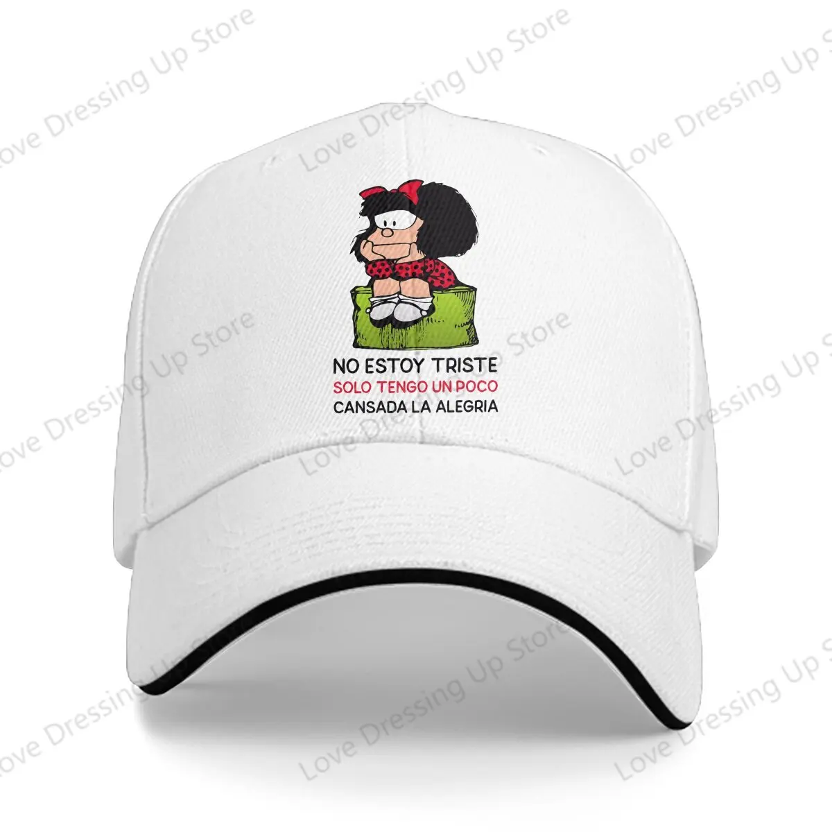 New  Men Women Baseball Caps Mafalda Quino Comics Truck Driver HatRunning Hats