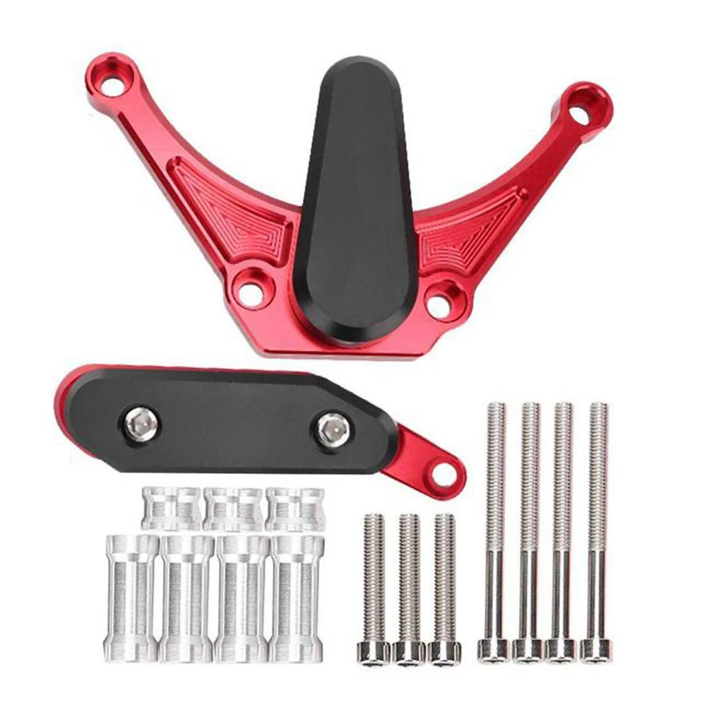 Red Engine Cover Stator Case Guard CNC Frame Slider Falling Protection for Yamaha YZF-1000 R1