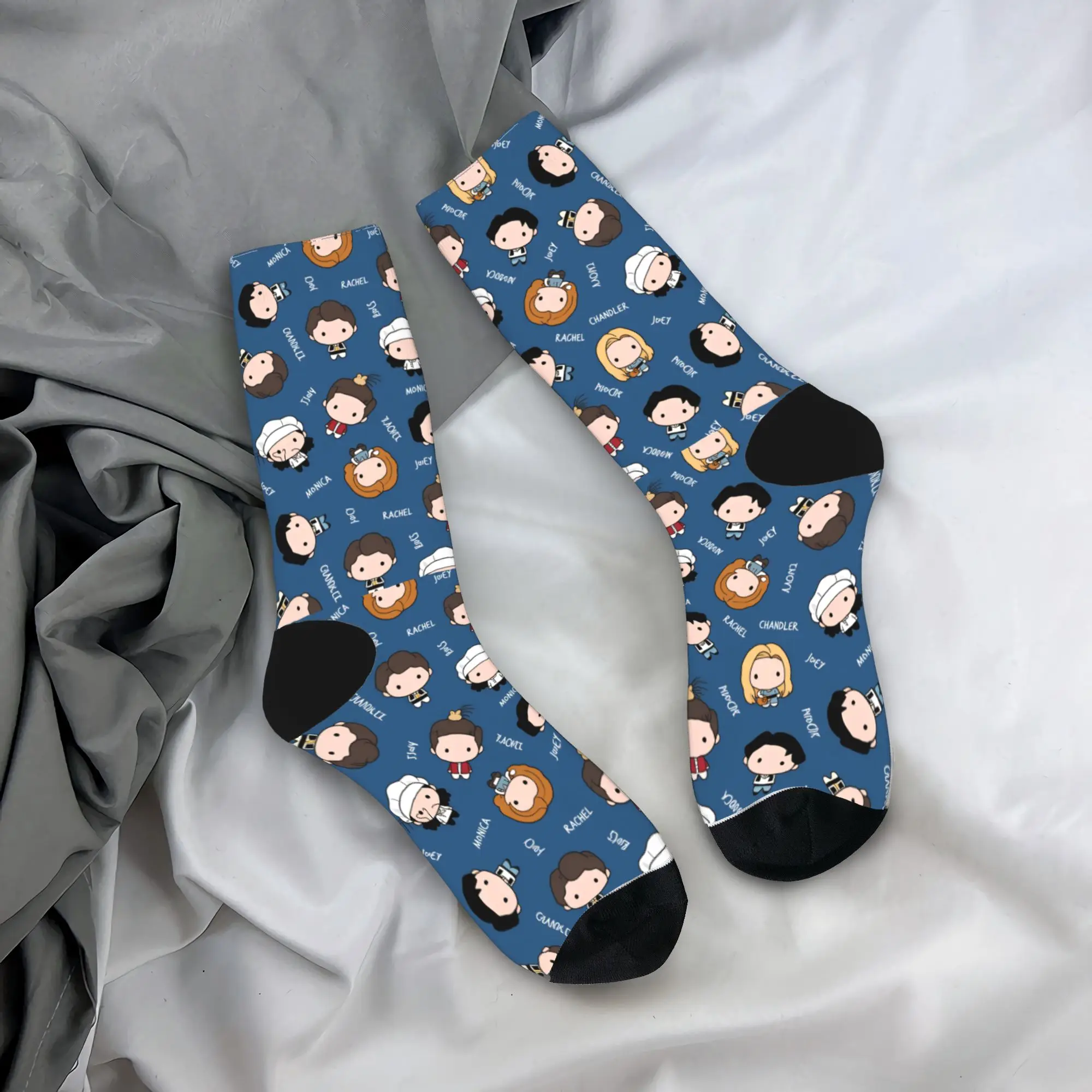 Friends TV Show Stockings Men  Socks Comfortable Funny Socks Autumn Outdoor Sports Non-Slip Design Socks Gift Idea