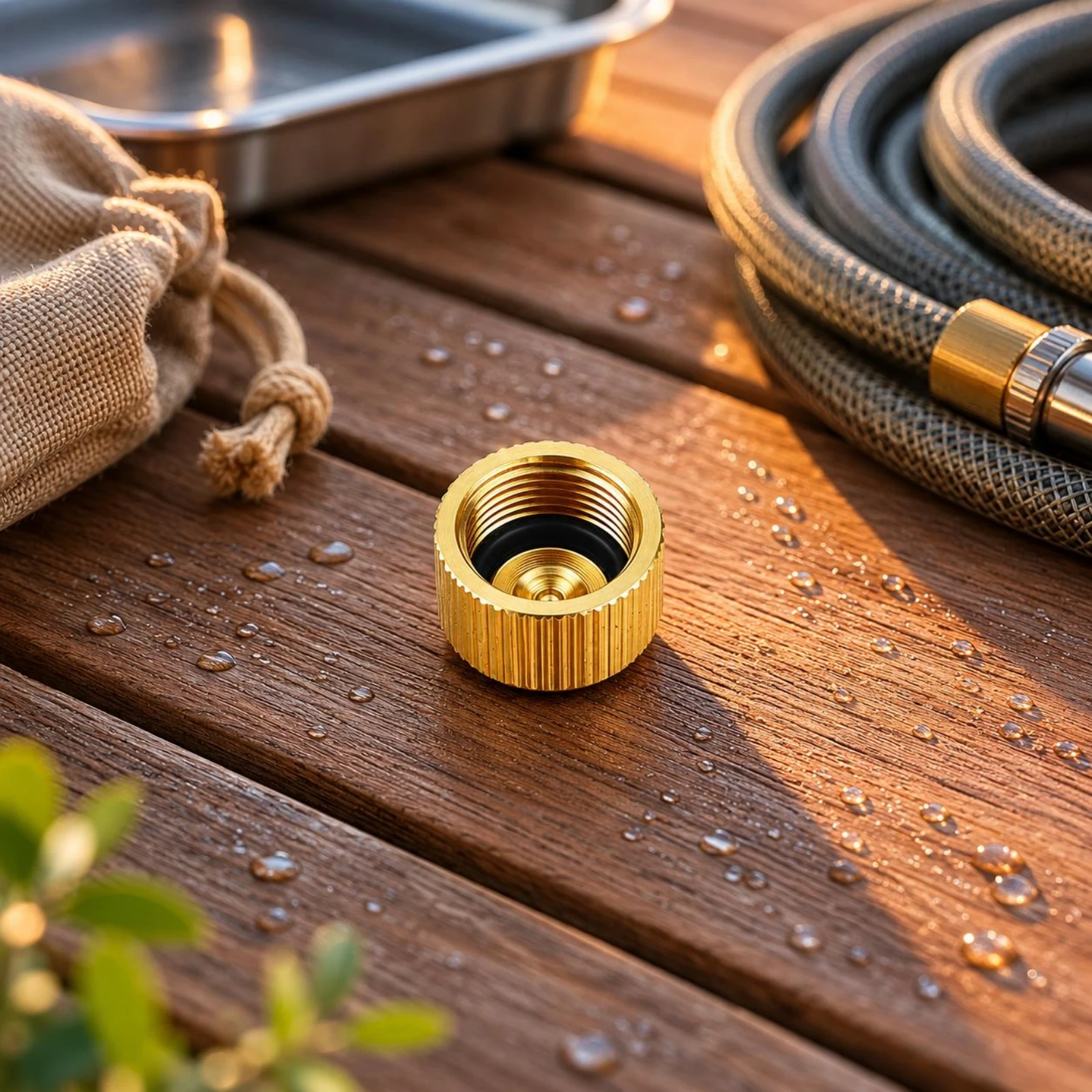 Gas Canister Stopper Cap Copper Gas Canister Seal Cap Dustproof Leak Reducing