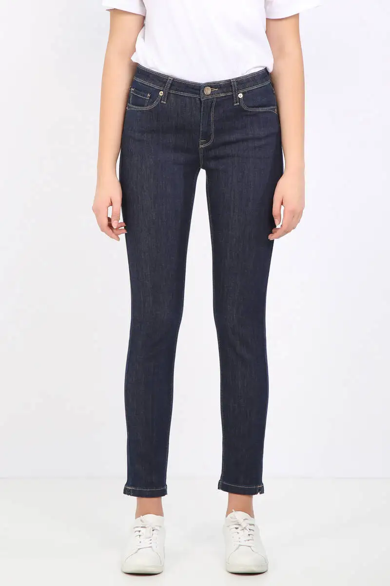 Women's Indigo Straight Jean Pants